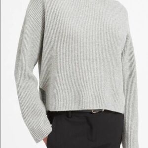 Everlane Cashmere Boatneck Grey Sweater